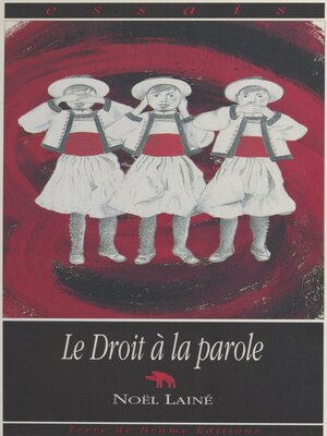 cover image of Le Droit à la parole